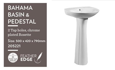 BAHAMA BASIN AND PEDESTAL